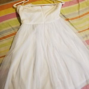 White Tulle dress